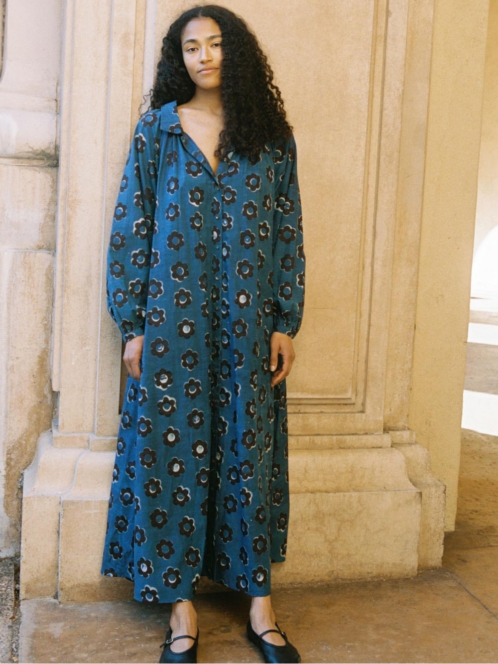 Christy Dawn Rumi dress in XL Indigo Daisy